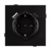 Механизм розетки с USB зарядкой Arlight SCT-TENDO-MUAC-PL-BK (230V, 16A) 054087