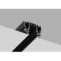 Встраиваемый шинопровод в натяжной ПВХ потолок Crystal Lux Space 220 CLT 0.135 01 L2000 BL