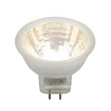 Лампа светодиодная (UL-00001702) Uniel GU4 3W 3000K прозрачная LED-MR11-3W/WW/GU4/220V GLZ21TR