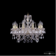 Подвесная люстра Bohemia Ivele Crystal 1411/10/195 G Leafs