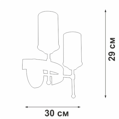Бра Vitaluce V1813-7/2A