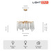 Подвесная люстра Lightera Dewdrop LE302L-8G