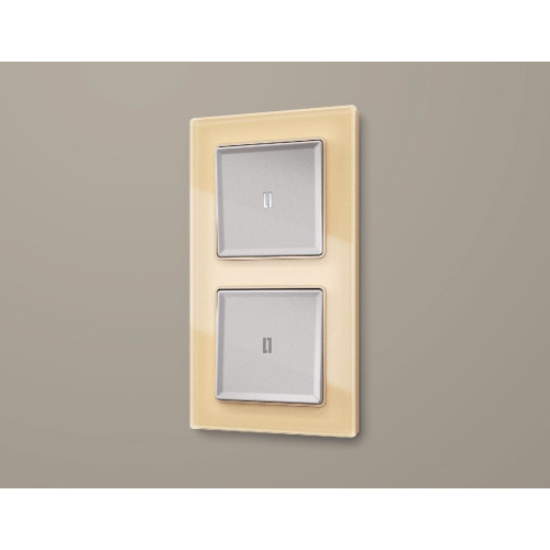 Рамка двухместная Ambrella Volt Platos AF330602