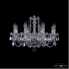 Подвесная люстра Bohemia Ivele Crystal 1402/8/195 Ni Leafs