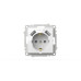 Розетка с заземлением и защитой от детей + два входа USB для заряда устройства ELBI Zena Vega 609-015600-317