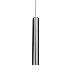 Подвесной светодиодный светильник Ideal Lux Ultrathin SP1 Small Round Cromo 187662