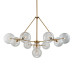 Люстра на штанге Delight Collection Globe Mobile KG0965P-10B brass