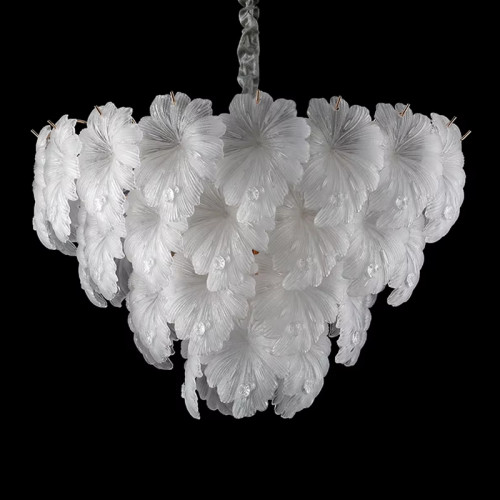 Подвесная люстра Delight Collection Crystal leaf 6302P/D800 gold/white Подвесная люстра Delight Collection Crystal leaf 6302P/D800 gold/white
