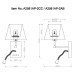 Бра Arte Lamp ELBA A2581AP-2AB
