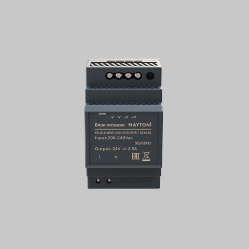 Блок питания Maytoni PSL016 24В 60Вт IP20 821016 821016