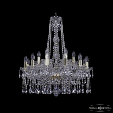 Подвесная люстра Bohemia Ivele Crystal 1413/12+6/220/h-73 G