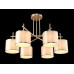 Потолочная люстра Crystal Lux Sergio PL6 Gold