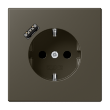 Розетка 2K+З USB Typ A Jung LC1520-18A241
