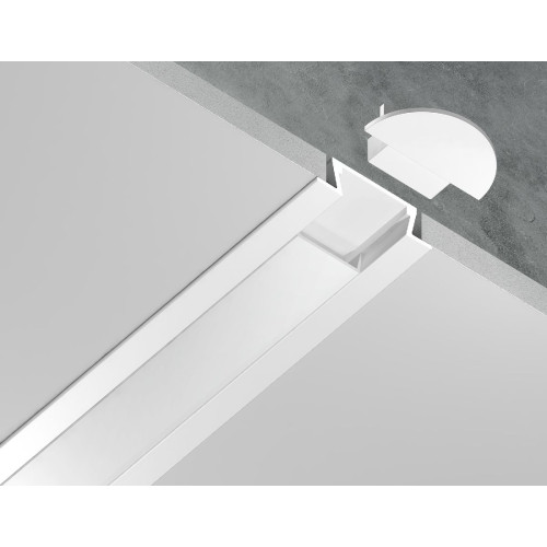 Алюминиевый встраиваемый профиль Ambrella Light Alum Profile GP1001WH