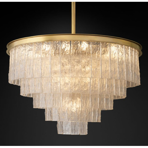 Подвесная люстра DeLight Collection Glace KG0998P-10R brass