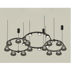 Комплект подвесного светильника Ambrella Light Techno Ring XR92092010 (A9209x3, C9242, C9238, C9232, N8141, N8113)
