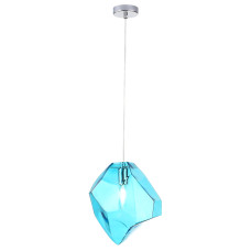Подвесной светильник Crystal Lux NUESTRO SP1 CHROME/BLUE
