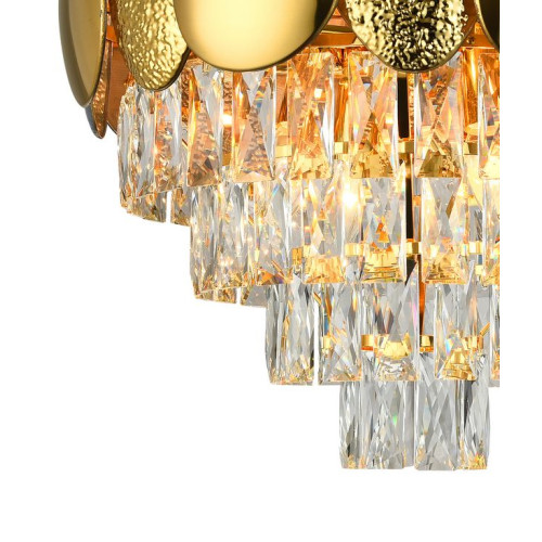 Подвесная люстра Natali Kovaltseva CHIC 81437/8C GOLD