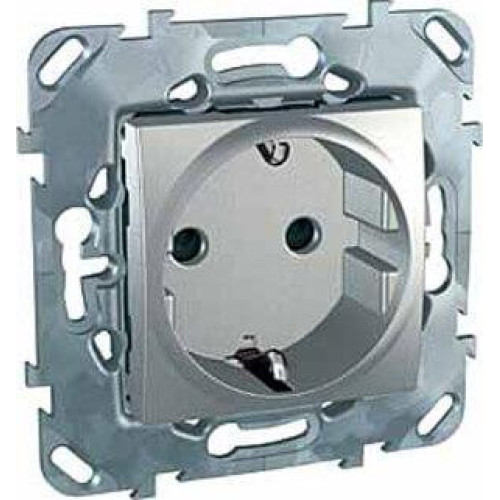 Розетка Schneider Electric Unica с/з со шторками 16A 250V MGU5.037.30ZD