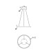 Подвесной светильник Maytoni Rim MOD058PL-L22BS3K