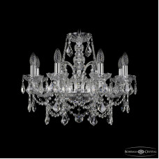 Подвесная люстра Bohemia Ivele Crystal 1411/8/195 Ni Leafs