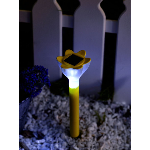 Светильник на солнечных батареях (10625) Uniel Promo USL-C-419/PT305 Yellow Crocus