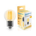 Филаментная светодиодная лампа Ambrella Light Bulbing E27 15W 2700K шар 451523