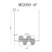 Подвесная люстра Myfar Michelle MR2080-4P