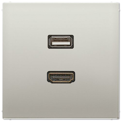 Розетка HDMI/USB Jung MAES1163