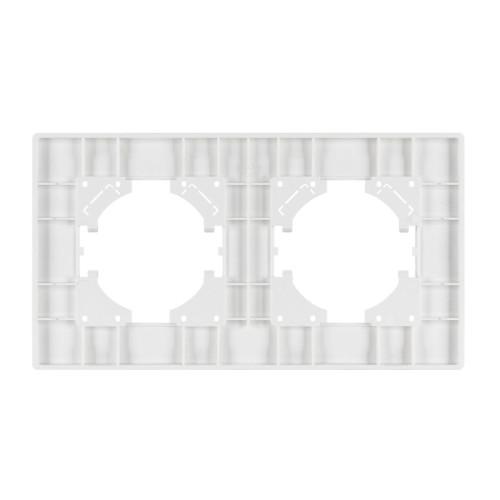 Рамка на 2 поста пластиковая Arlight FRM-PERIO-PL-2-BK 049751