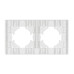 Рамка на 2 поста пластиковая Arlight FRM-PERIO-PL-2-BK 049751