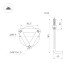 Ландшафтный светильник Arlight LGD-FRESNEL-BOLL-H1200-20W Warm3500-MIX 047688