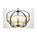 Подвесная люстра Lumina Deco Monterey LDP 1141-5 BK+MD