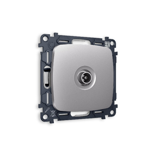 Комплект механизма TV розетки оконечной 50-870 MHz 1dB Ambrella Volt Omega MO513010