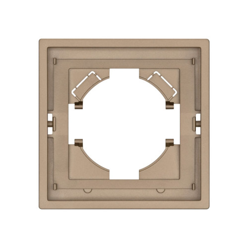 Рамка пластиковая на 1 пост Arlight FRM-TENDO-PL-1-GD 053838