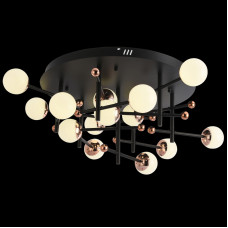 Потолочная люстра Natali Kovaltseva LED LAMPS 81344 GOLD BLACK