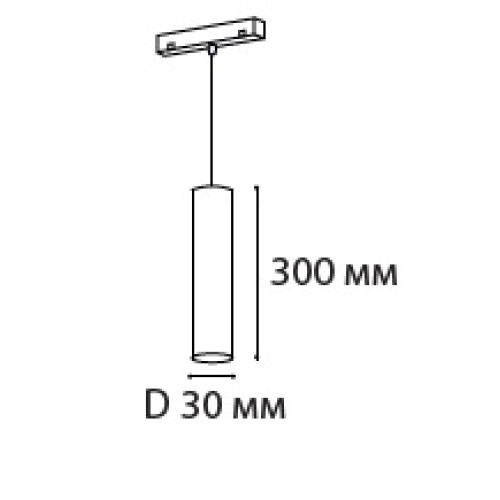 Трековый магнитный светильник Italline Atom IT012-5029 black 3000K
