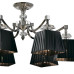 Потолочная люстра Lumien Hall Fabriano LH1055/6C-NK-BK