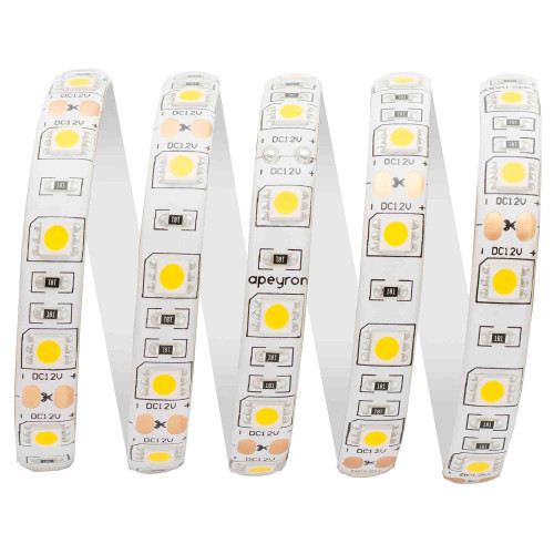 Светодиодная лента Apeyron 12В СТ 14,4Вт/м smd5050 60д/м IP65 700Лм/м 5м 3000К 00-11