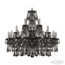 Подвесная люстра Bohemia Ivele Crystal 1411/16+4+4/300 Ni M731