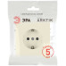 Розетка Эра Arktik 16-2102-02 с заземлением 2P+E Schuko со шторками 16А-250В слоновая кость Б0070425