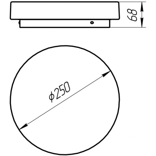 Накладной светильник Arte Lamp Aqva-tablet Led A6824PL-1WH