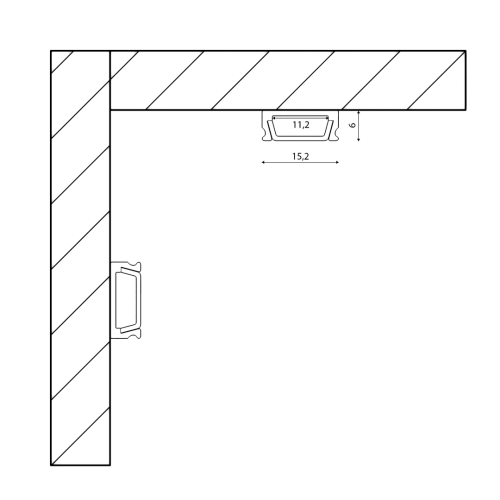 Алюминиевый профиль SWG SF-1506-BL 020193