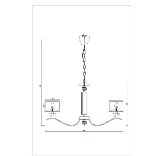 Подвесная люстра Arte Lamp Alhena A4091LM-8CC