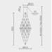 Подвесная люстра Modelux premium ML.7826.600P GD