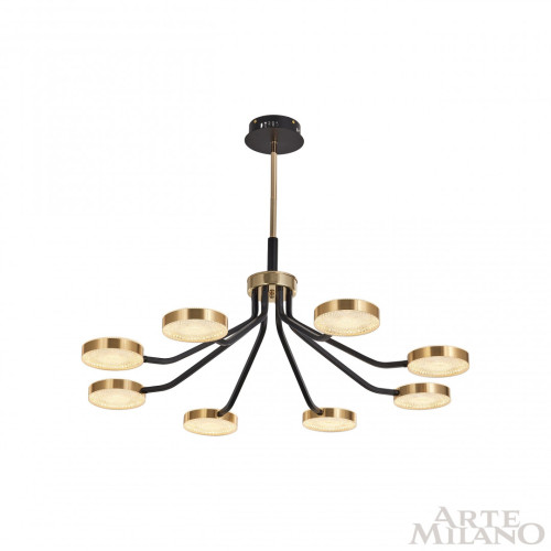 Люстра на штанге Arte Milano Ferrara 276079/8 BK/GD