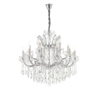 Подвесная люстра iLamp Diamond 6071-18 CR+CL