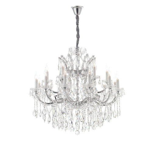 Подвесная люстра iLamp Diamond 6071-18 CR+CL