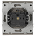 Розетка Эра Arktik 16-2103-07 с заземлением 2P+E Schuko со шторками с крышкой 16А-250В титан Б0070440