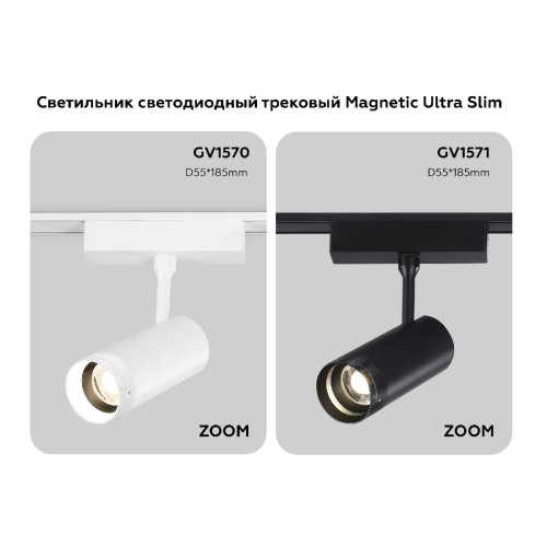 Трековый магнитный светильник Ambrella Light Track System ZOOM GV1570